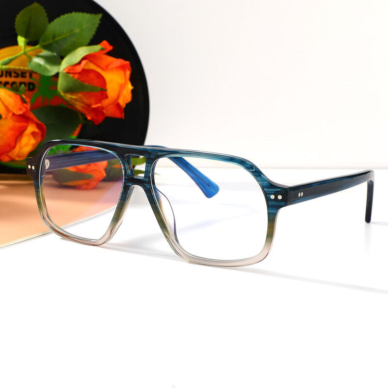 Bessem Pilote Blaue Brille