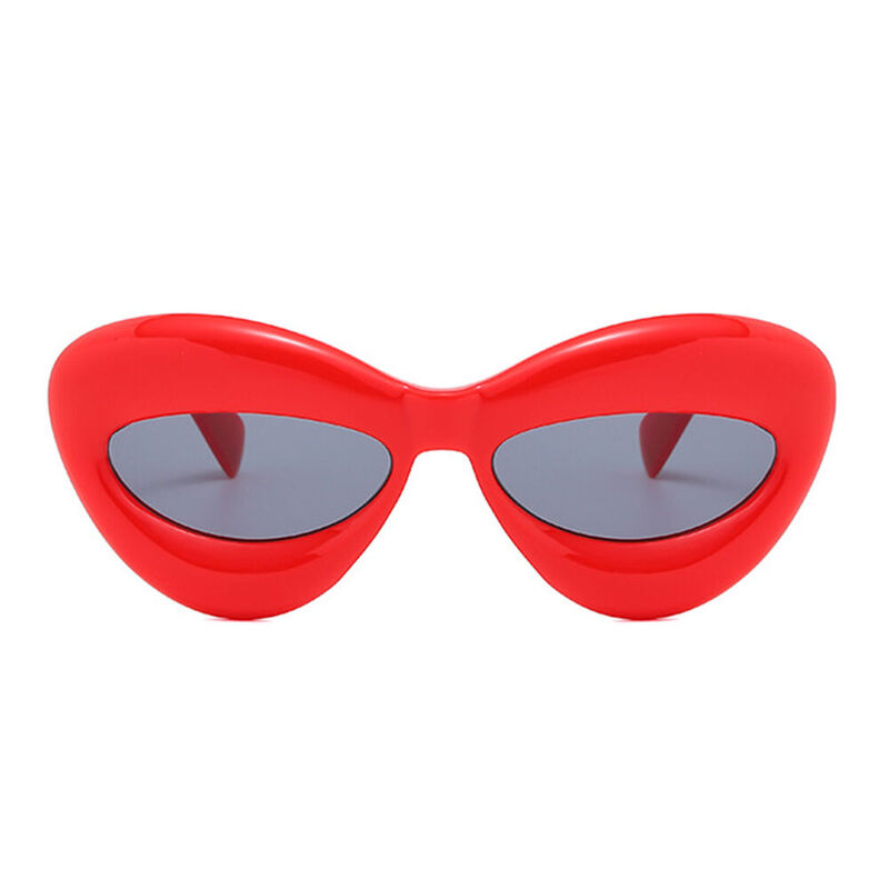 Hara Cat Eye Red Sunglasses