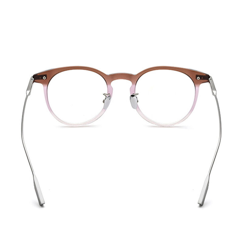 Sydnor Round Brown Glasses