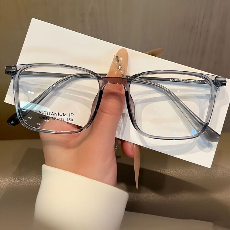 Wells Rectangle Blue Glasses