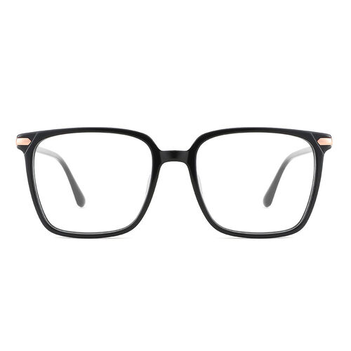 Confession Square Black Glasses