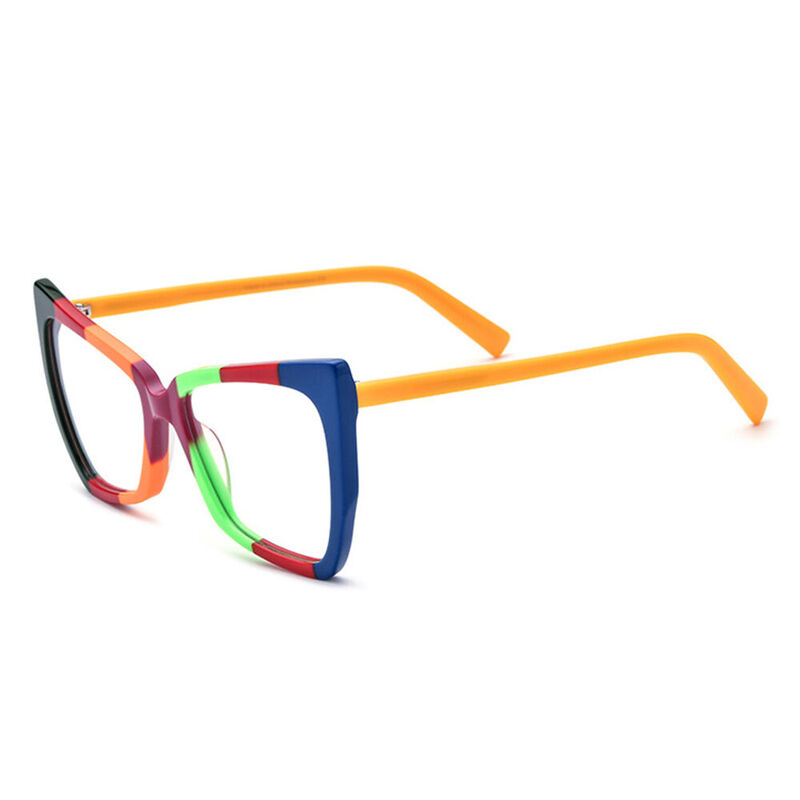Henson Cat Eye Orange Glasses