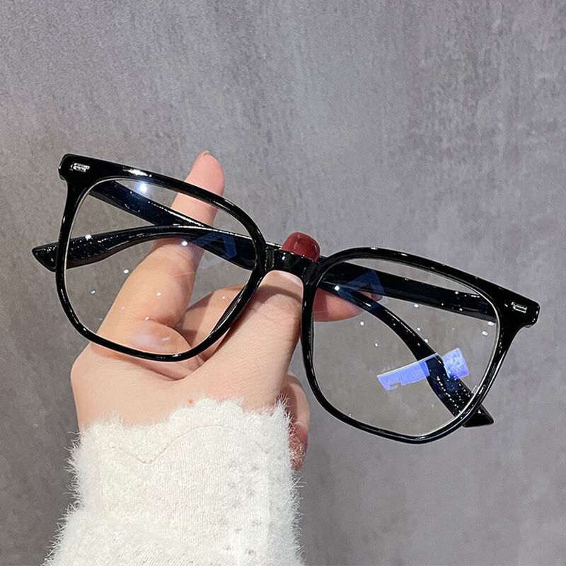 Grisel Square Black Glasses - Aoolia.com