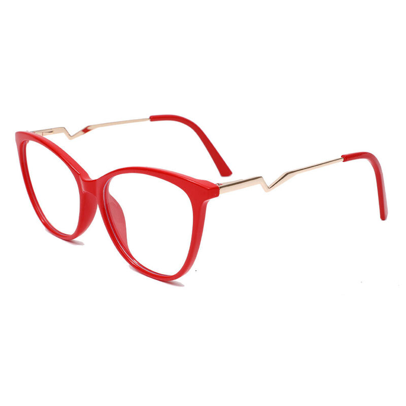 Lydis Cat Eye Red Glasses