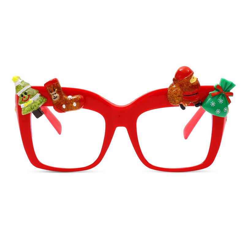 Terri Cat Eye  Christmas Socks Glasses