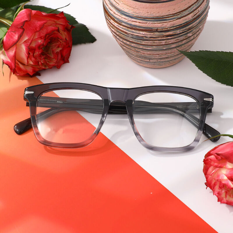 Frankl Square Grey Glasses