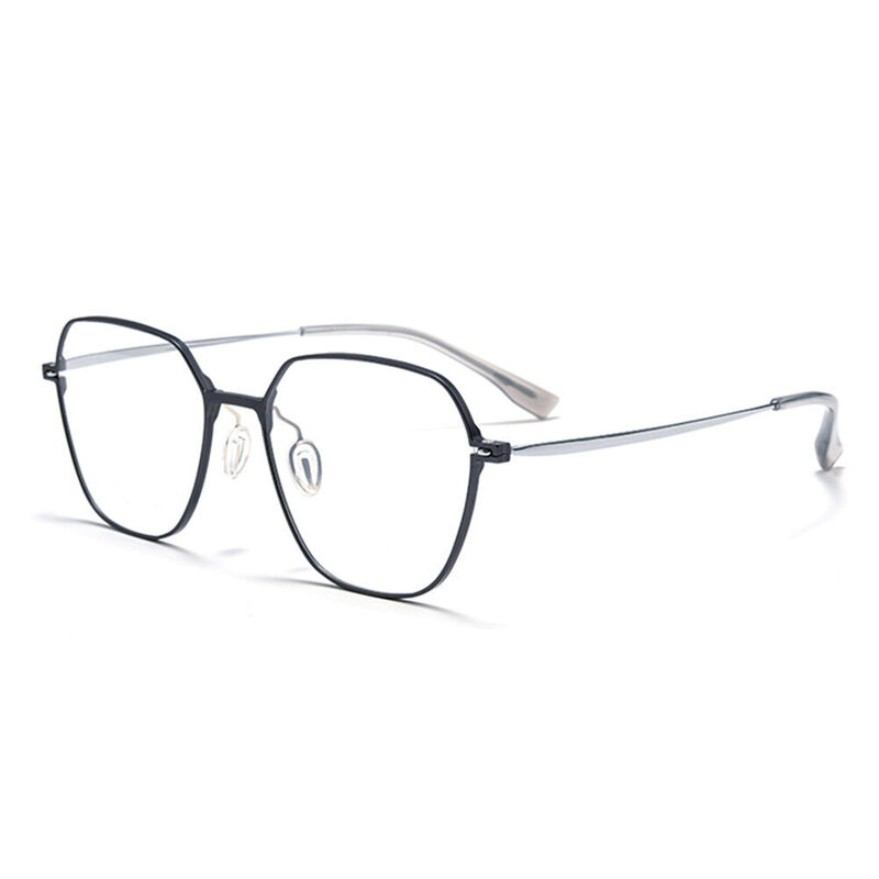 Charles Geometric Gray Glasses