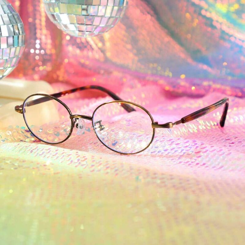 Ophelia Oval Brown Glasses