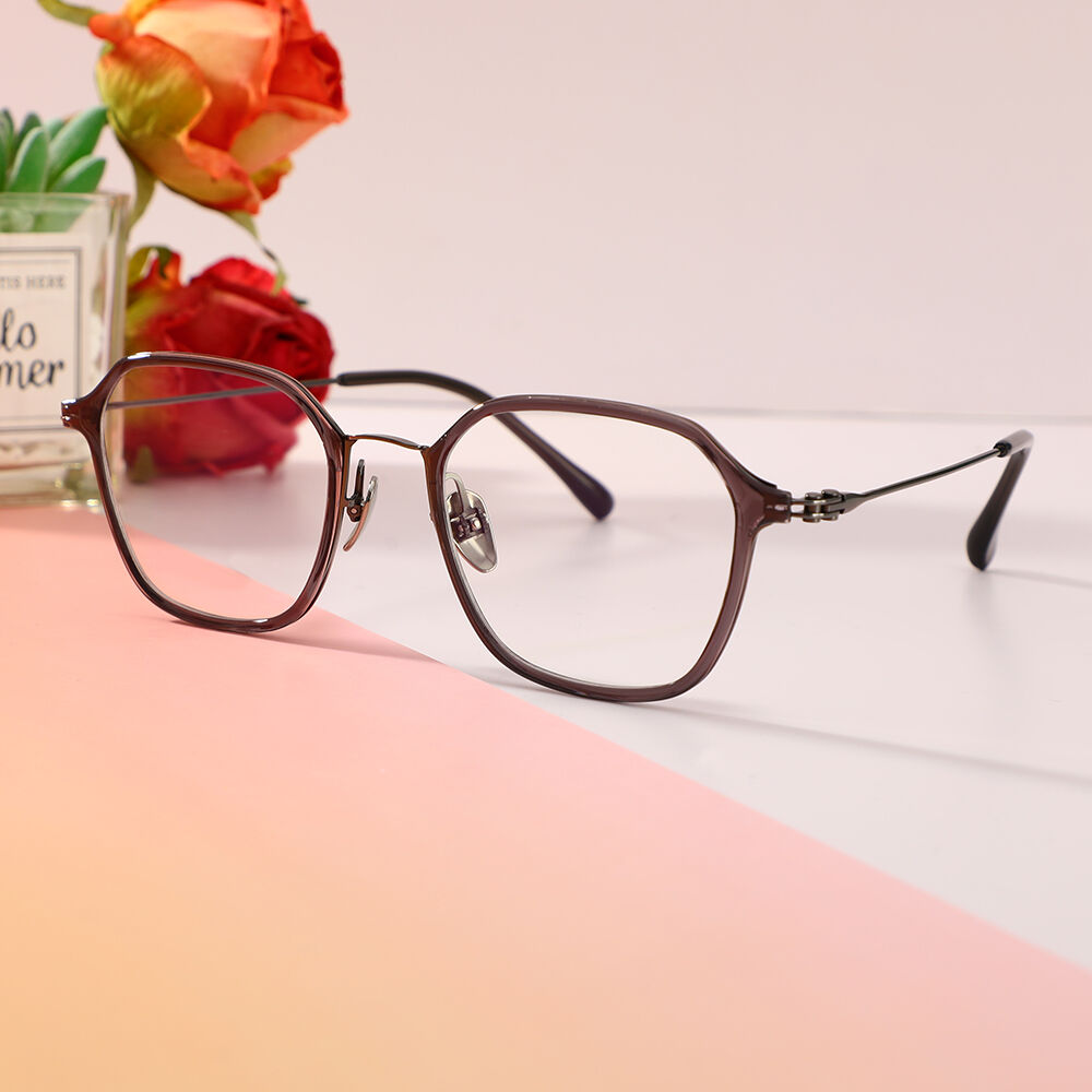 Elsie Geometric Gray Glasses