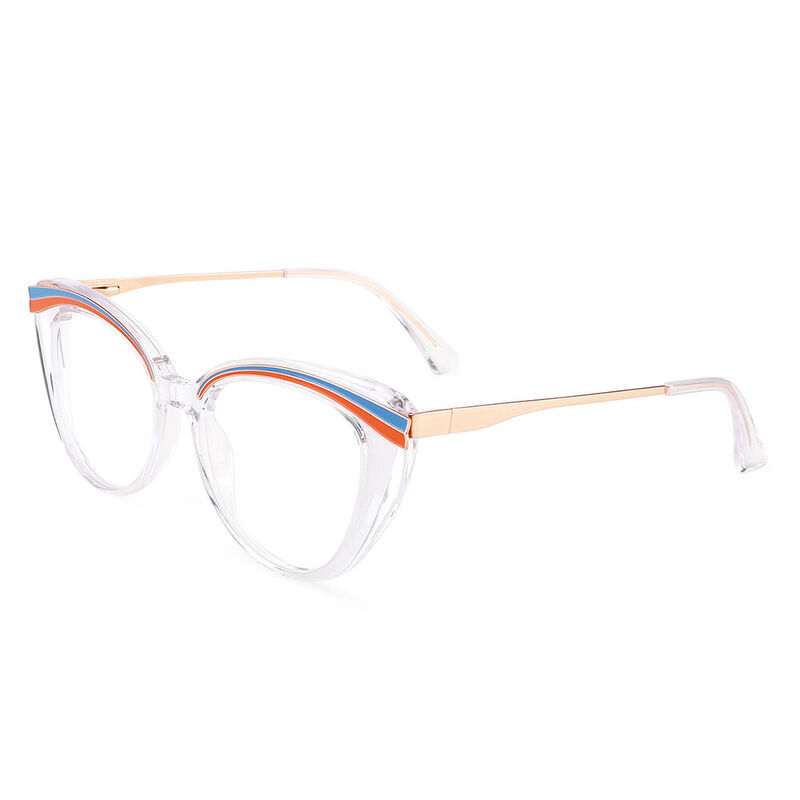 Catwoman Cat Eye Transparent Glasses