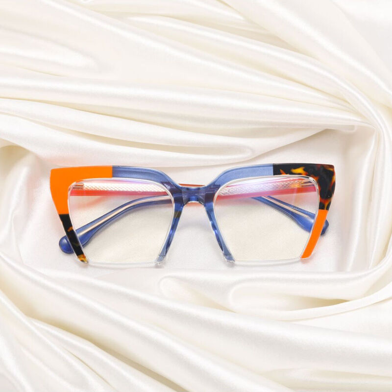 Basisky Square Orange Glasses