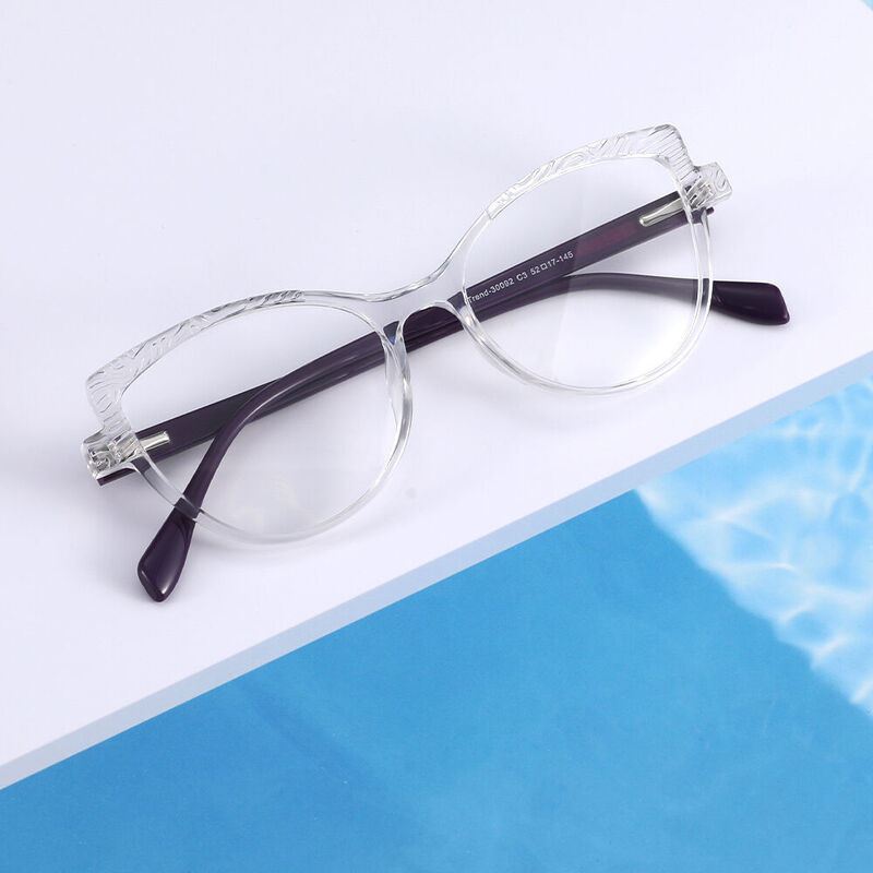 Gaskell Cat Eye Clear Glasses