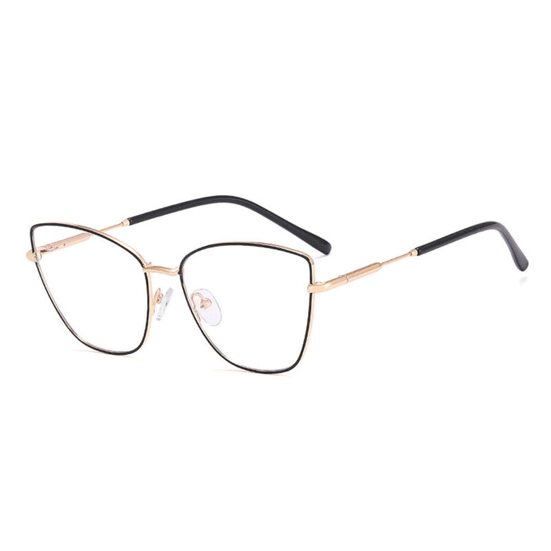 Lunettes de Vue AlfRouge Cat Eye Noir