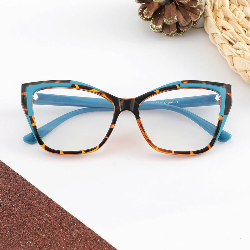 Lunettes de Vue Brian Cat Eye Bleu