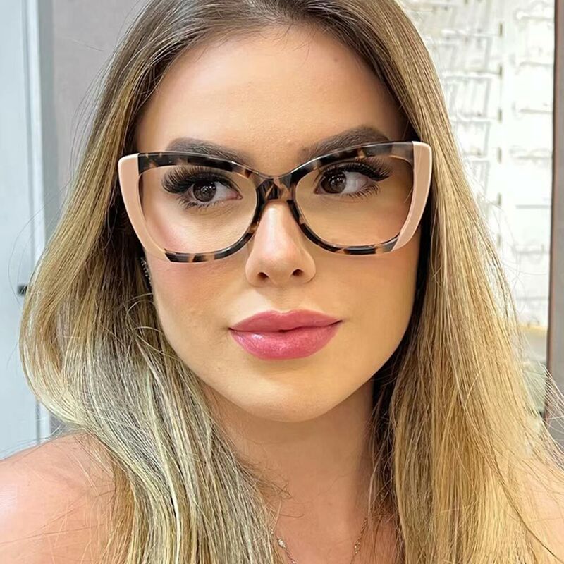 Lunettes de Vue Sophie Cat Eye Léopard