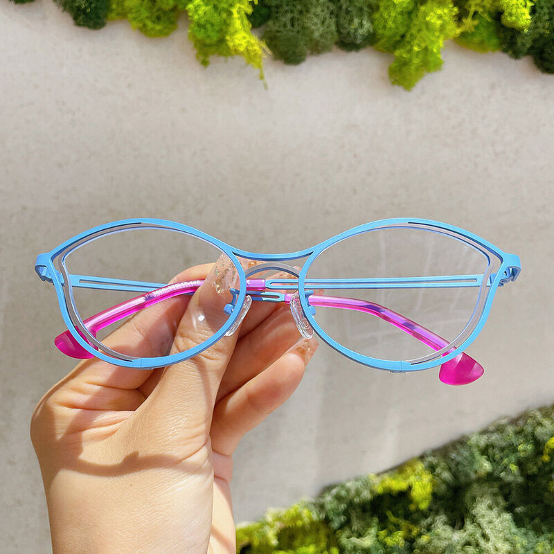 Lunettes de Vue Alstol Cat Eye Bleu
