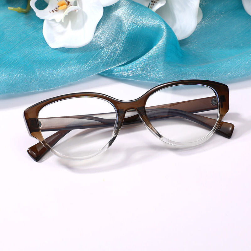 Thomes Oval Green Glasses
