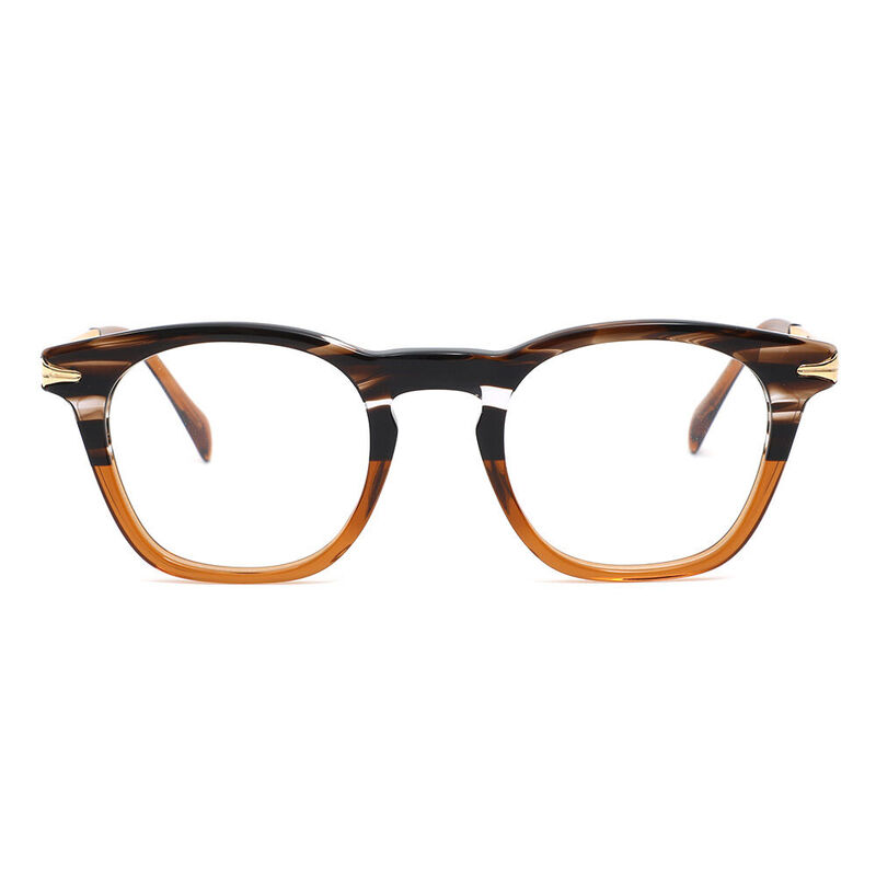 Obadia Square Brown Glasses