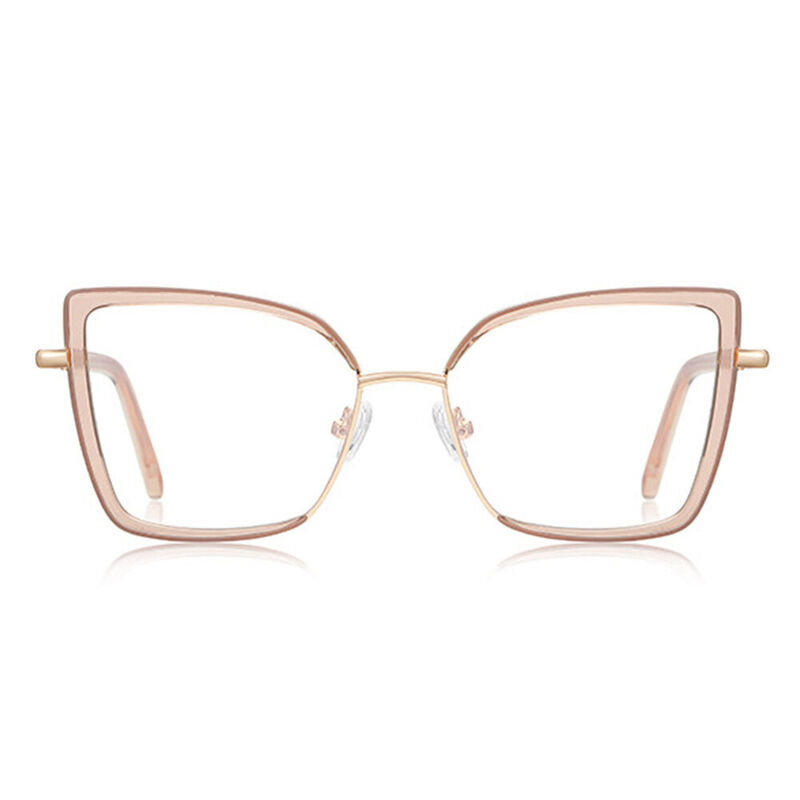 Madeline Cat Eye Pink Glasses