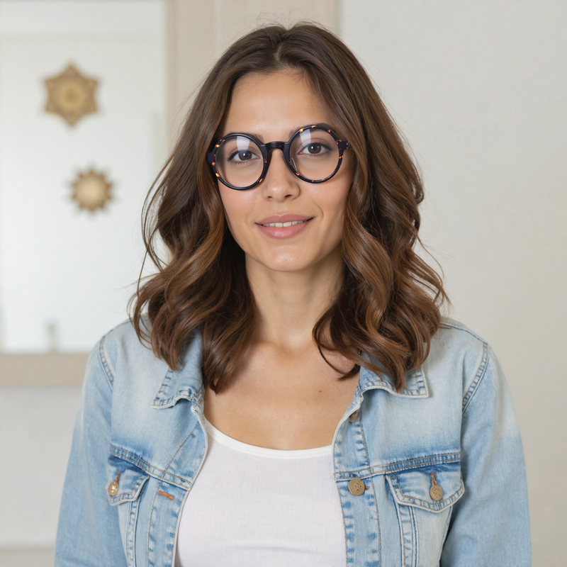Amadeo Round Tortoise Glasses