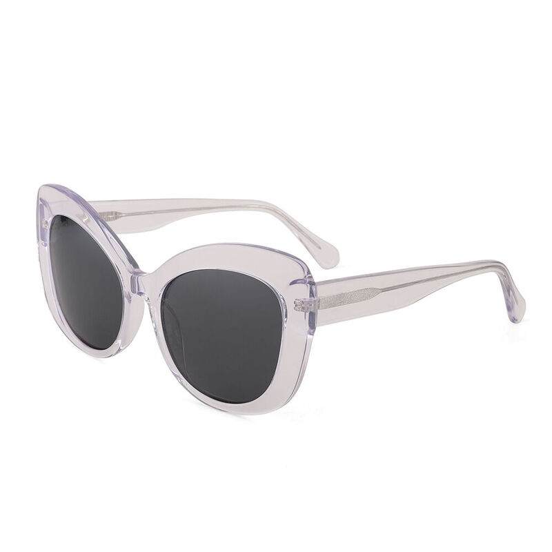 Leta Cat Eye Transparent Sunglasses