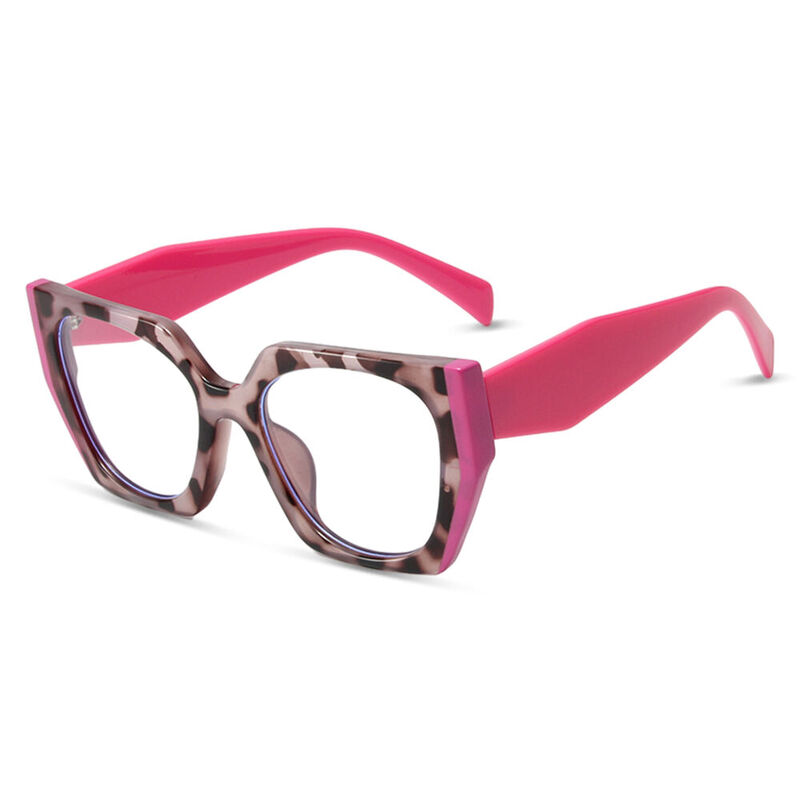 Hedda Cat Eye Pink Glasses