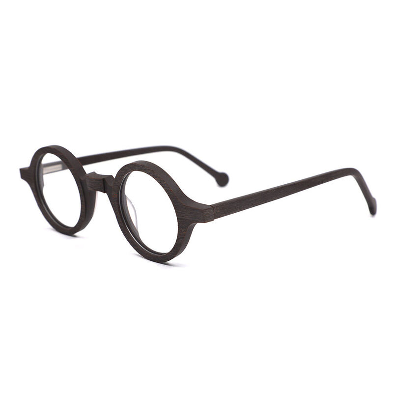 Quina Round Gray Glasses