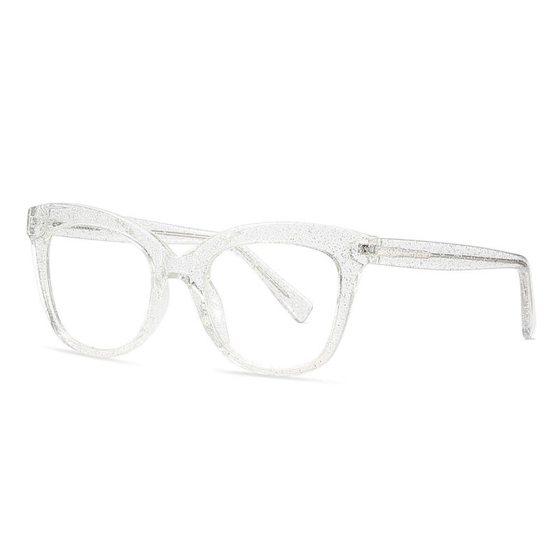 Brook Cat Eye Clear Glasses