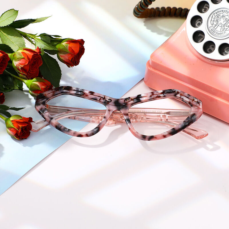 Congrev Cat Eye Floral Glasses