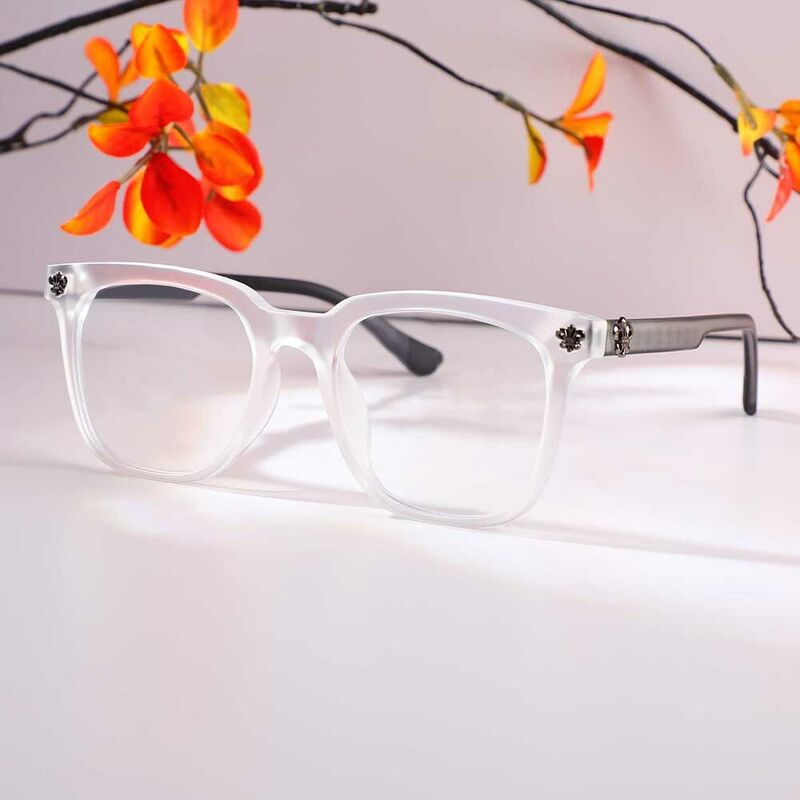 Madge Square Clear Glasses