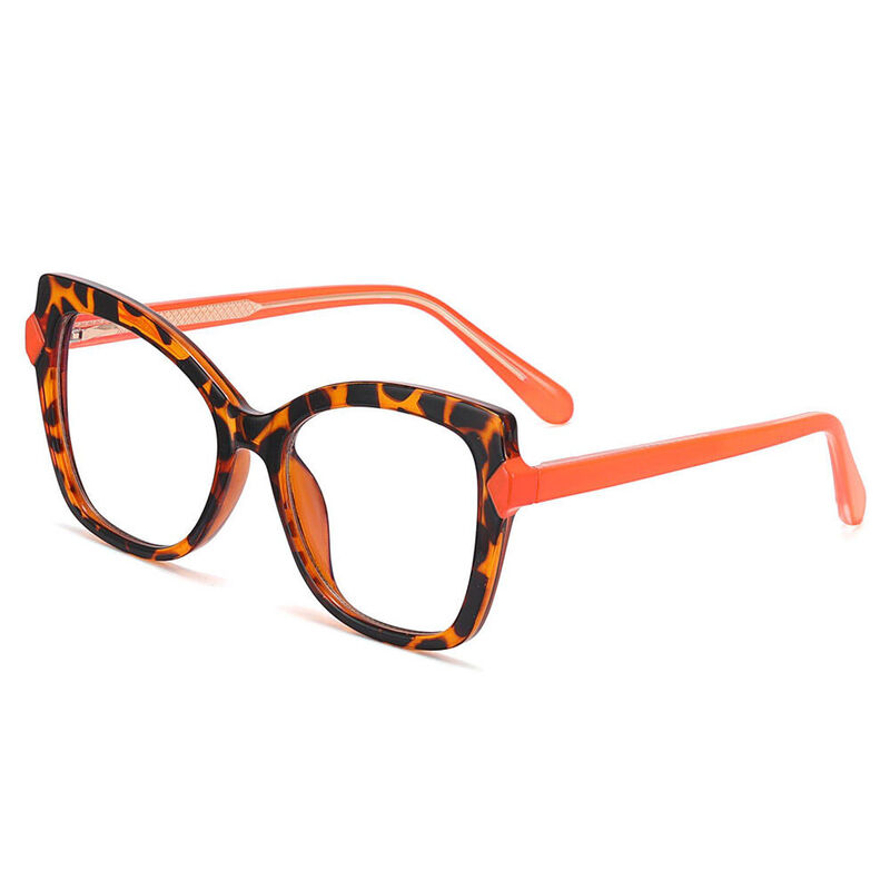 Dasan Cat Eye Orange Tortoise Glasses
