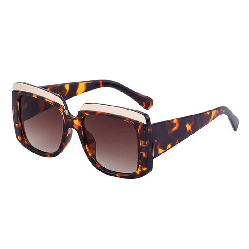 Espy Square Tortoise Sunglasses