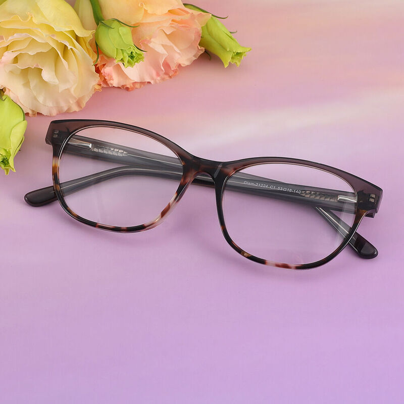 Moll Oval Gray Glasses