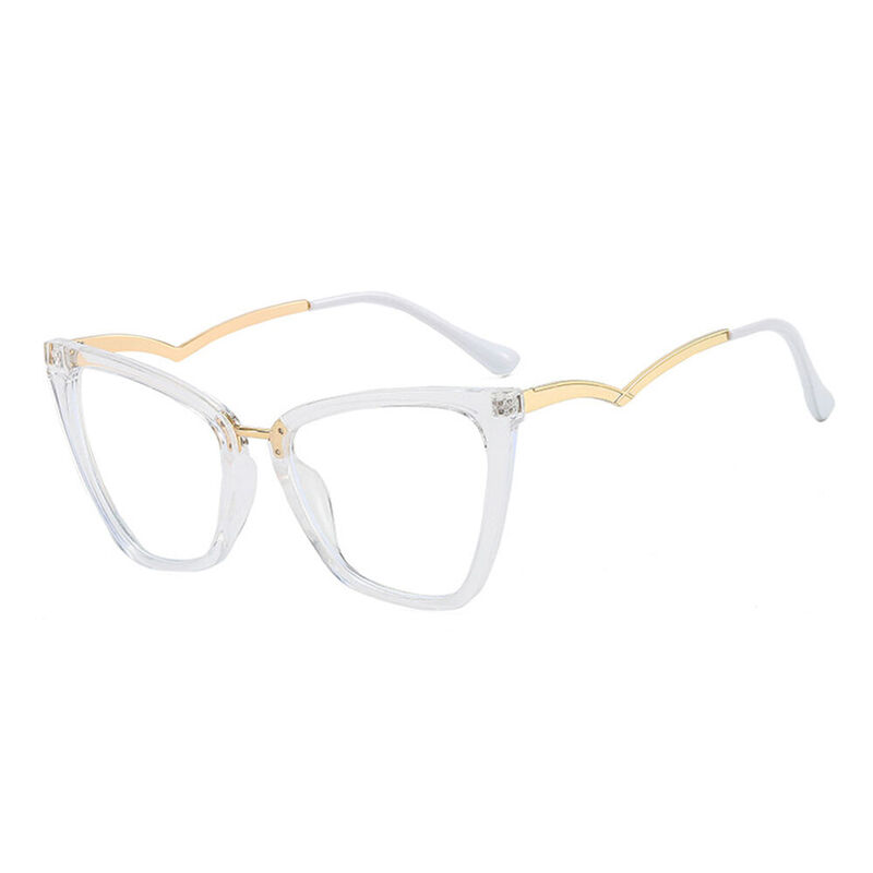 Luccy Cat Eye Clear Glasses