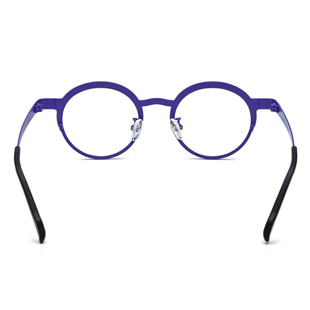 Blume Runde Lila Brille