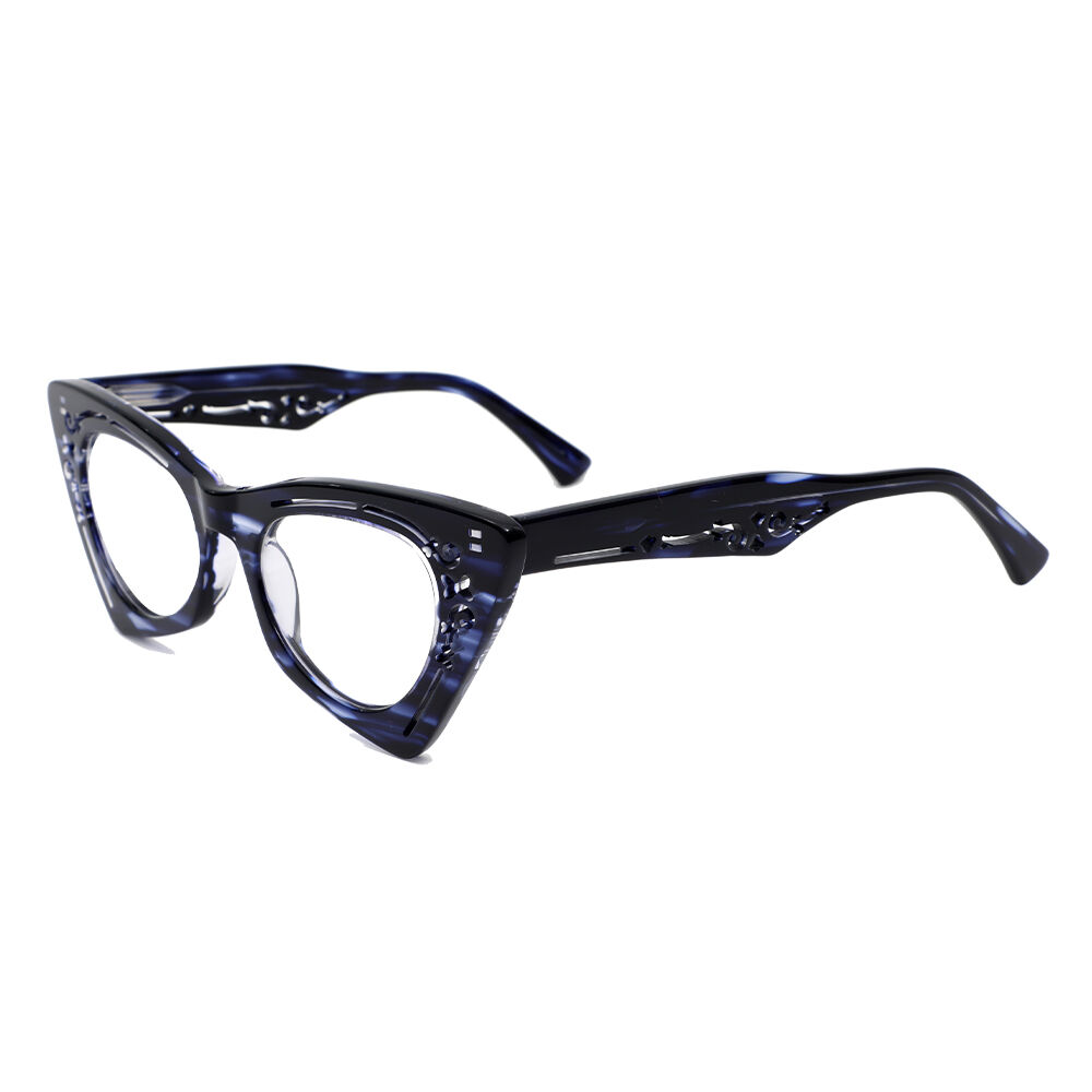 Lunettes de Vue Aldrida Cat Eye Bleu