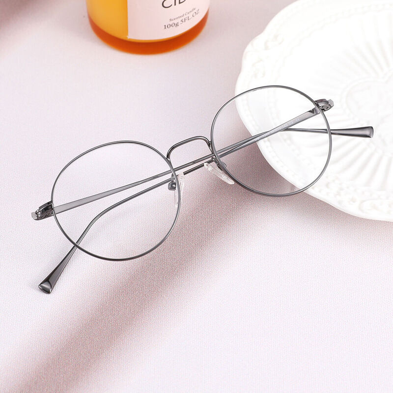 Thorne Round Black Glasses