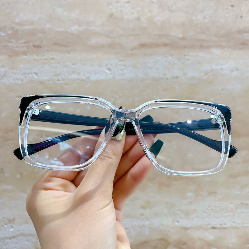 Elsa Square Clear Glasses