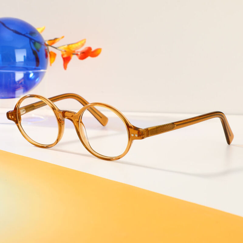 Crane Runde Orange Brille
