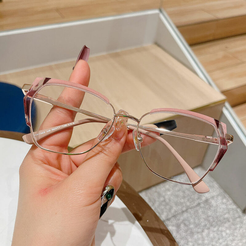 Beardd Cat Eye Braune Brille