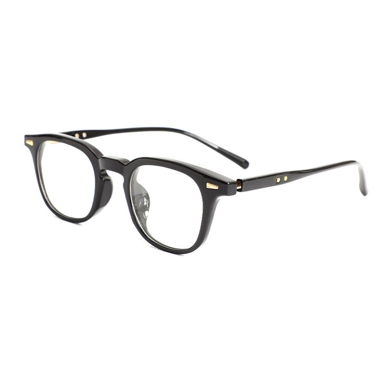 Kenneth Square Black Glasses