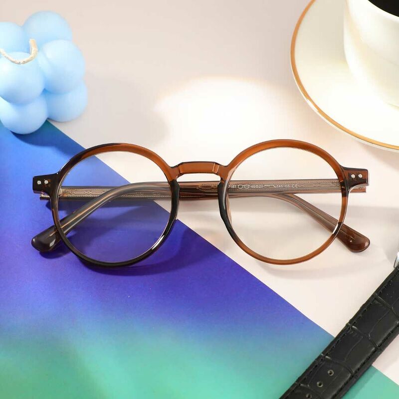 Murray Runde Braune Brille