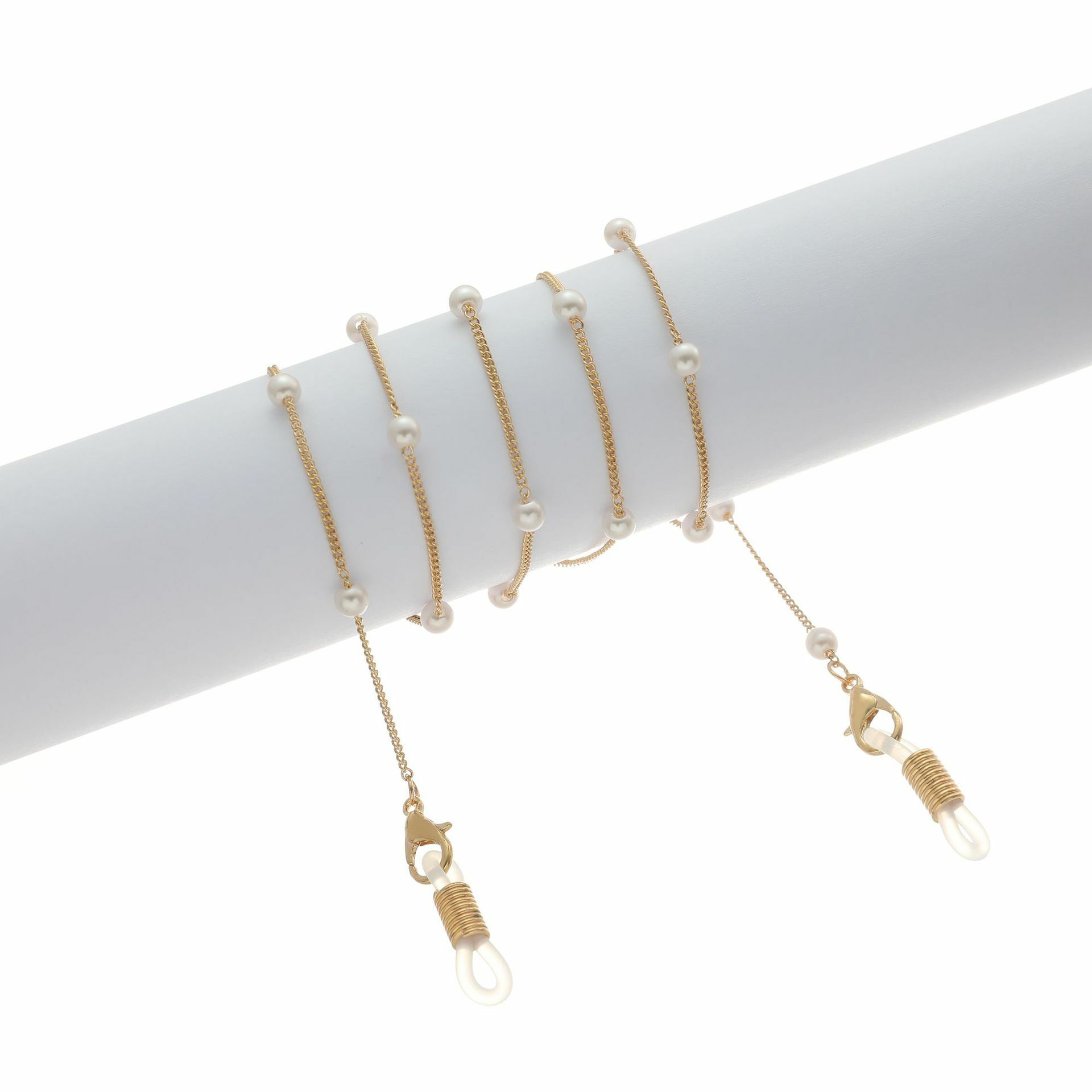 Catena per Occhiali Alice Moda perla semplice