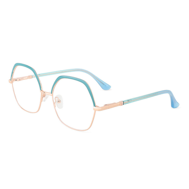 Dorothy Browline Geometric Glasses