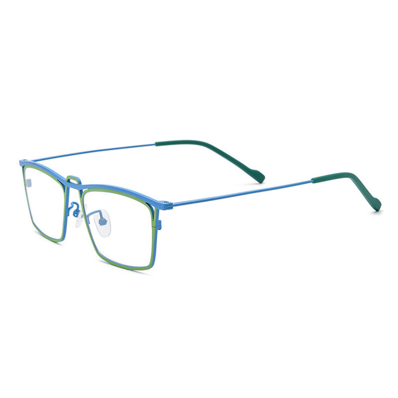 Novia Square Blue Glasses