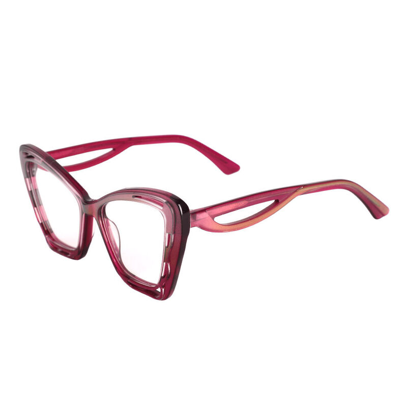 Macadam Cat Eye Purple Glasses