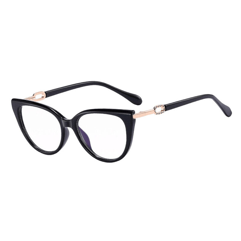Lunettes de Vue Betsy Cat Eye Noir