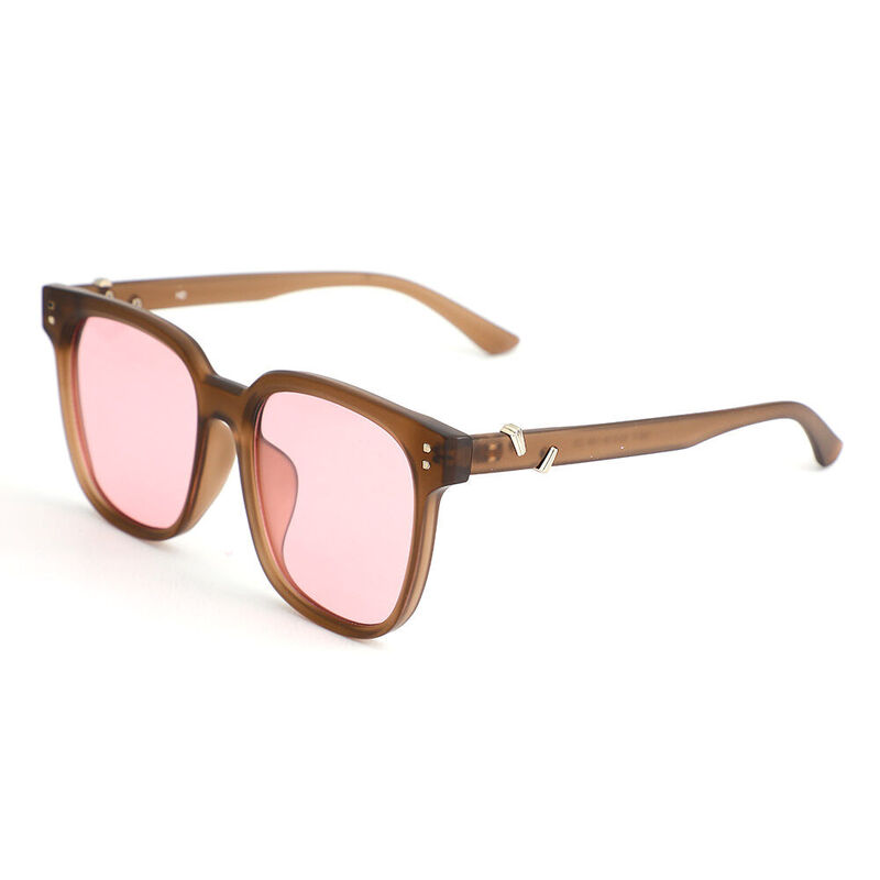 Rosalind Square Pink Sunglasses