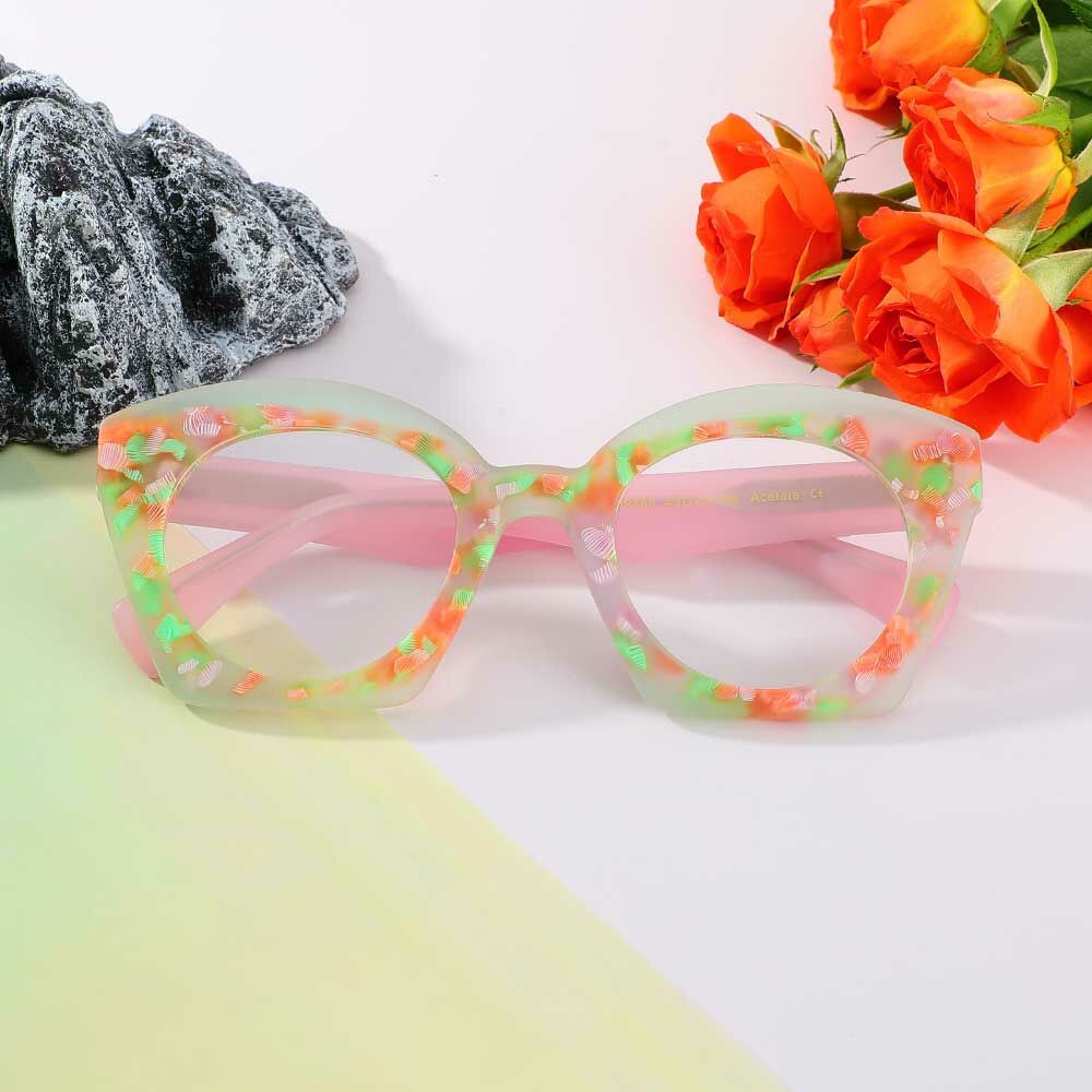 Faithe Cat Eye Floral Glasses