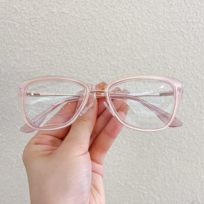 Henren Cat Eye Pink Glasses